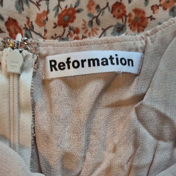 Reformation Sunstone Fairy Floral Dress Plus Sz 16 NWOT - Picture 7 of 12